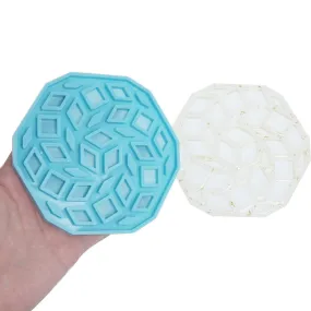 1 piece Silicone Polygon coaster resin mold, Geomestric Mat Mold DIY Coaster Mold Shiny Resin Mold For Home Decoration 10386551