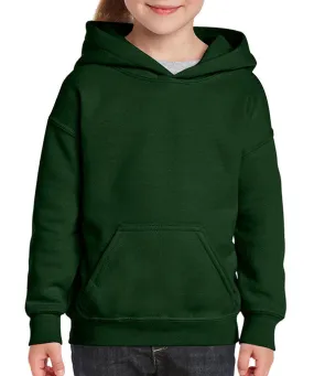 18500B - Gildan Heavy Blend™ Youth Hooded Sweatshirt | Forest Green