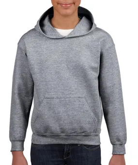 18500B - Gildan Heavy Blend™ Youth Hooded Sweatshirt | Graphite Heather