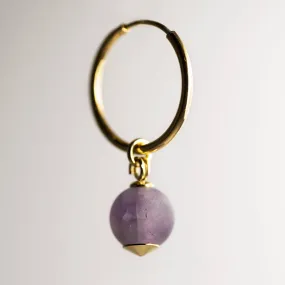 Amethyst earring