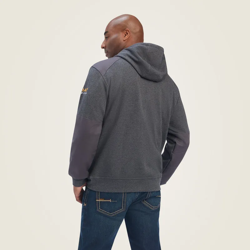 'Ariat' Men's Workman DuraCanvas Hoodie - Charcoal Heather