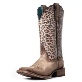 Ariat Women's Circuit Savanna Leopard Print Cowgirl Boots