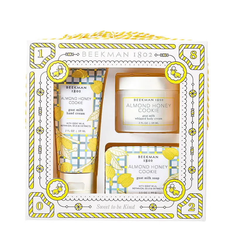 BEEKMAN 1802 | Almond Honey Cookie Bath & Body Set