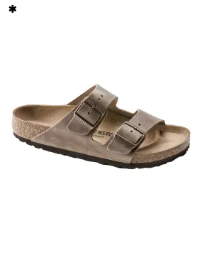 Birkenstock Arizona Tabacco Brown Oleata Calzata Stretta