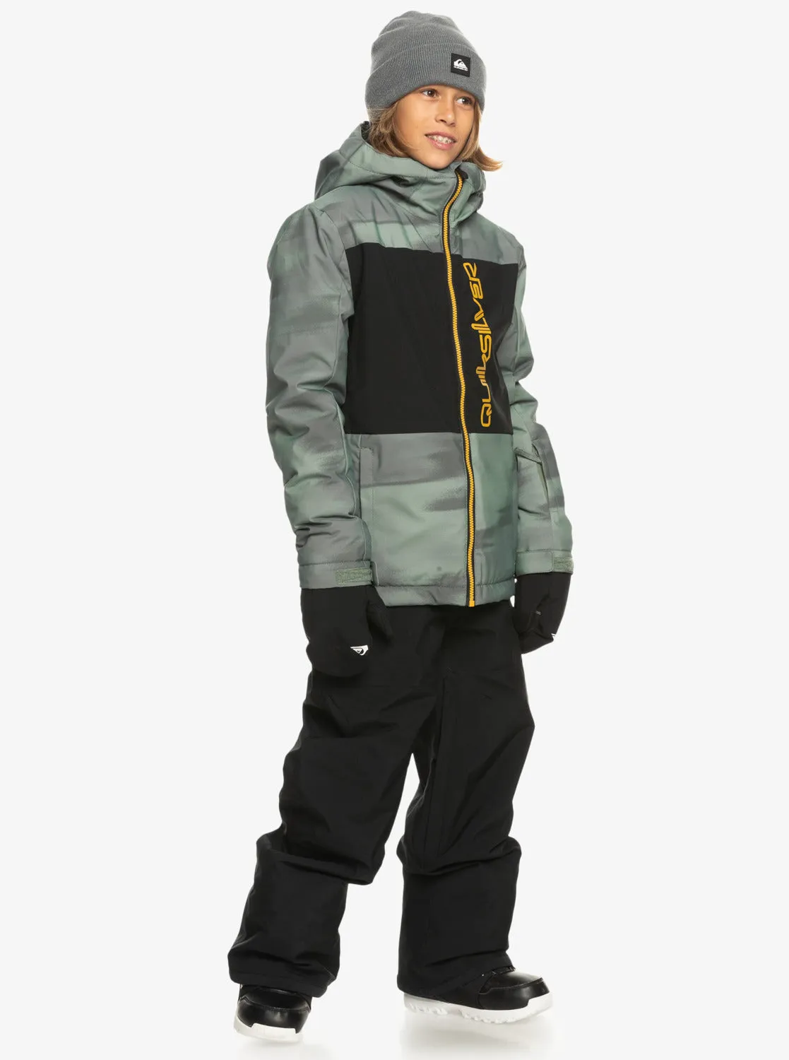 Boys 8-16 Side Hit Technical Snow Jacket - Break Off Laurel Wreath