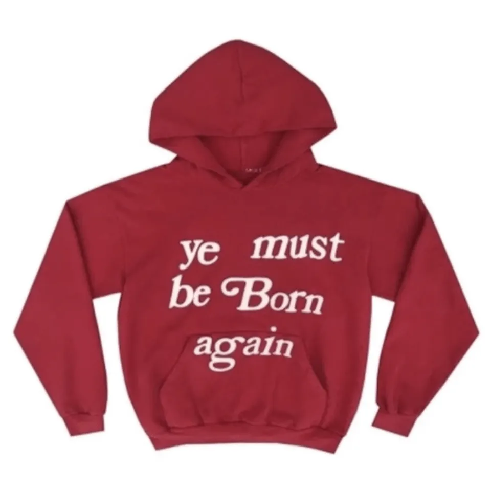 Cactus Plant Flea Market Born Again Hooded Sweatshirt Red