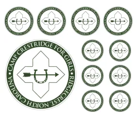 Camp Logo-Crestridge Decal Set 11-Pack