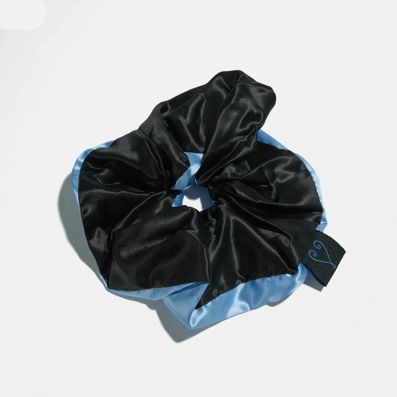 Chunks - Scrunchie - Black   Blue