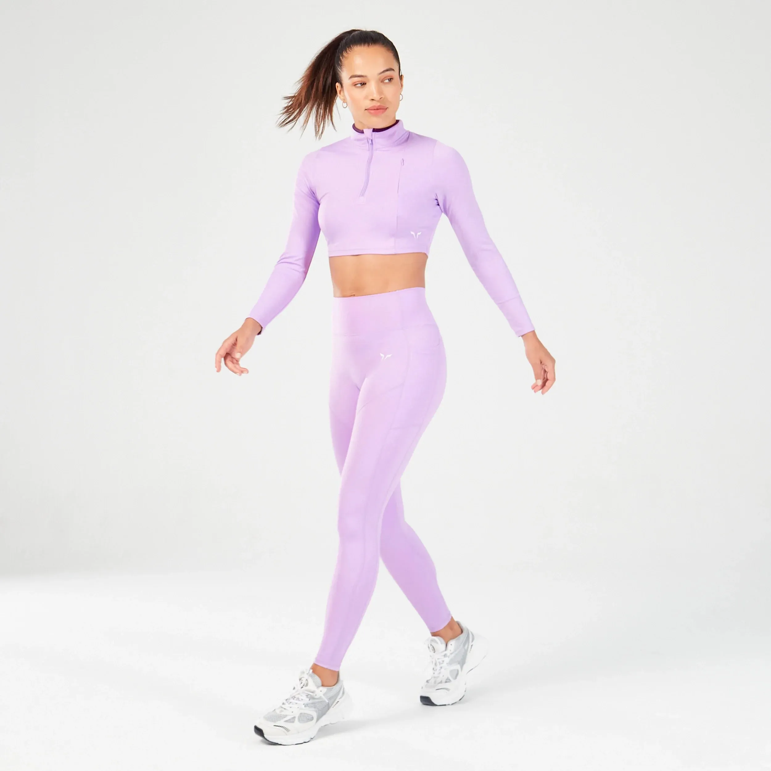 Core Panel Leggings - Purple Rose