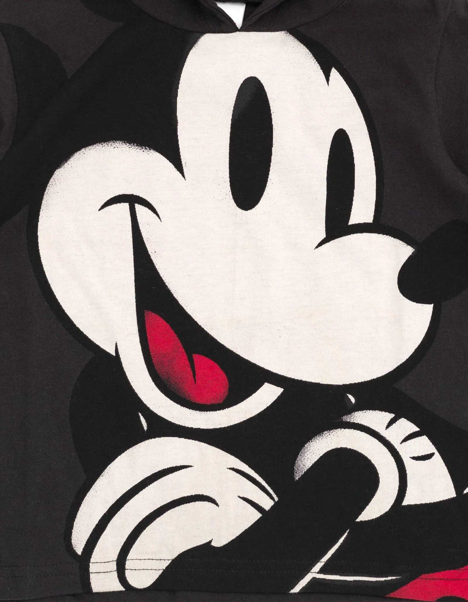 Disney Mickey Mouse Hooded T-Shirt and French Terry Shorts Outfit Set