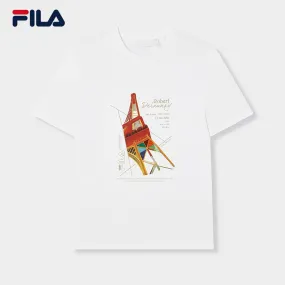 FILA CORE LIFESTYLE HERITAGE Men Short Sleeve T-shirt (White)