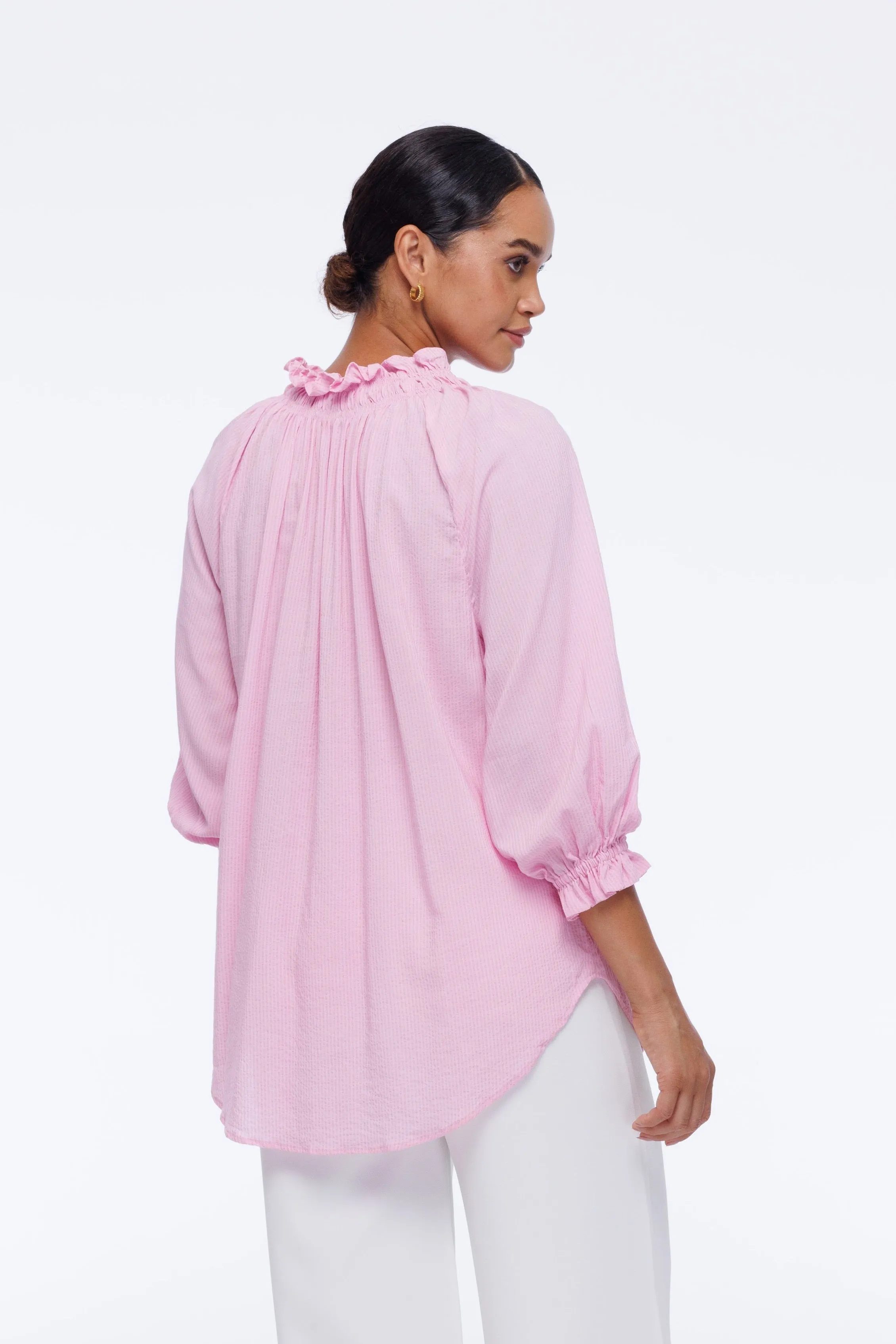 French Kiss Top - Daisy Pink