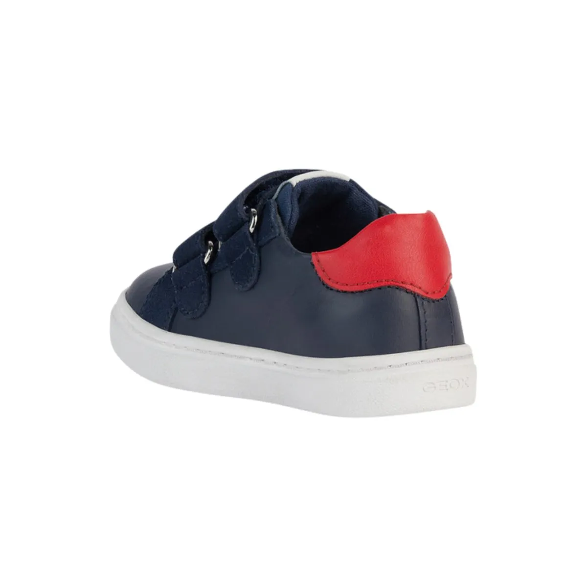 Geox Toddler's (Sizes 24-27) Nashik Navy/Red Leather