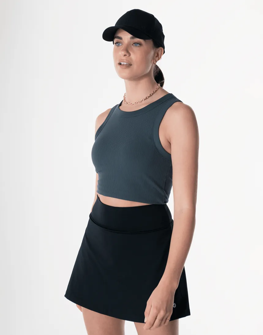 Gym Coffee Base Skort - Black