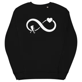 Infinity Heart and Hiking 1 - Unisex Premium Organic Sweatshirt