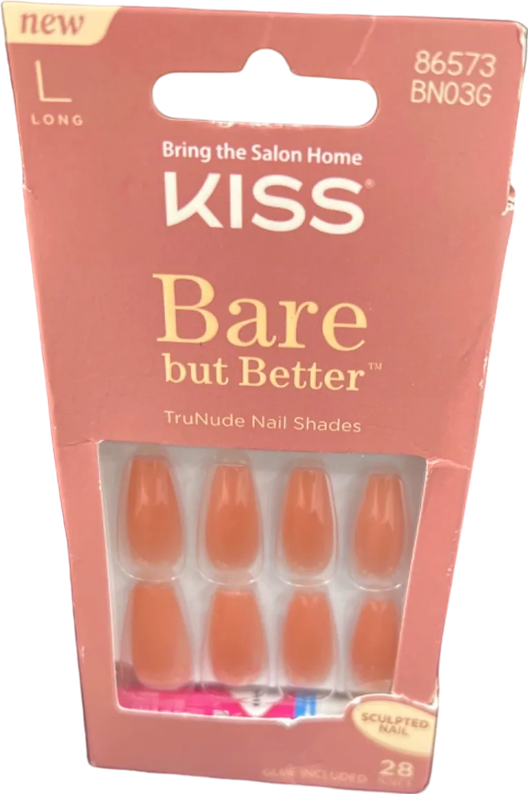 Kiss Bare but Better TruNude Nail Shades Long