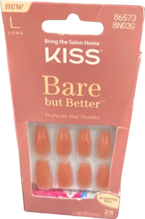 Kiss Bare but Better TruNude Nail Shades Long