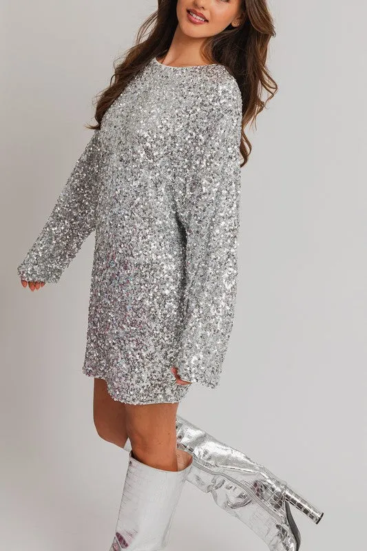 Meet Me At Midnight Sequin Mini Dress [online exclusive]