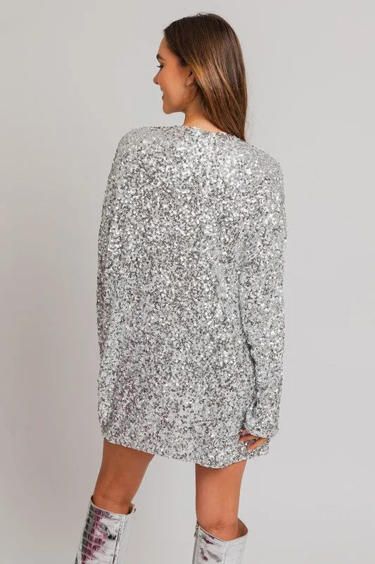 Meet Me At Midnight Sequin Mini Dress [online exclusive]