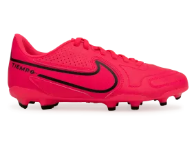 Nike Kids Tiempo Legend 9 Club FG/MG Pink/Black