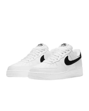 Nike men's sneakers shoe Air Force 1 '07 CT2302-100 white black