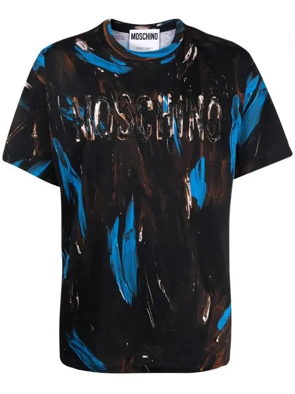 Paint Splatter Tee (Blue)