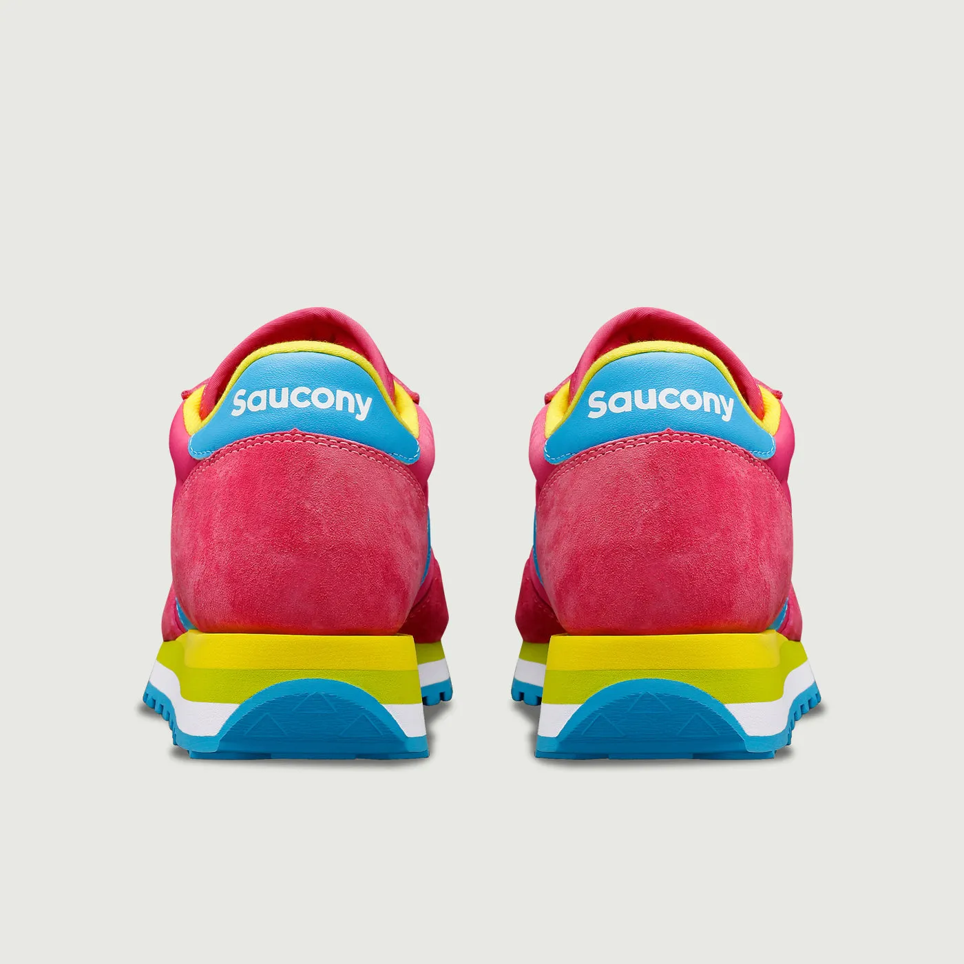 SNEAKER SAUCONY JAZZ TRIPLE ROSA AZZURRO E GIALLO