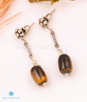 The Tigereye Silver Gemstone Earring