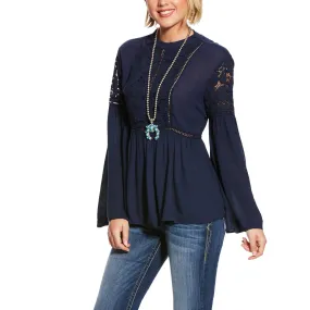 Women's Ariat Navy Nita Top